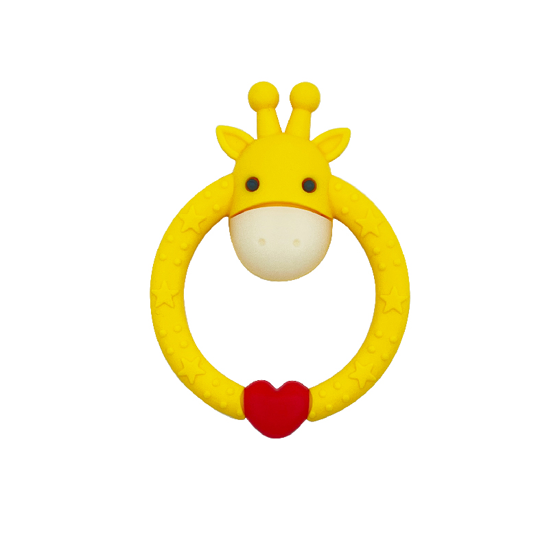 Circle Giraffe Silicone Baby Teether