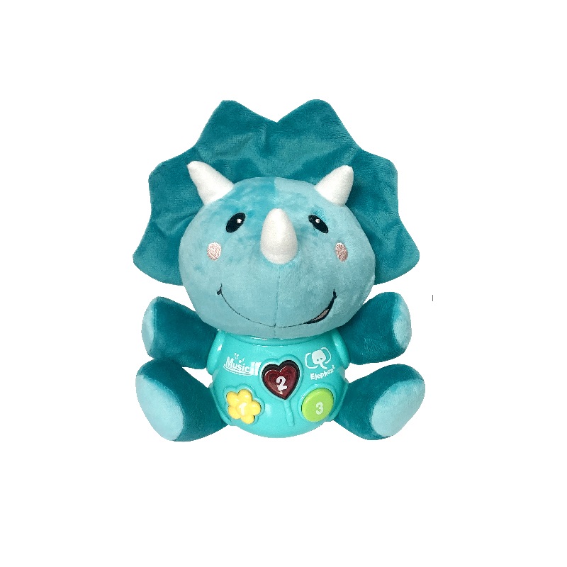 Musical Stuffed Baby Animal - Dinosaur