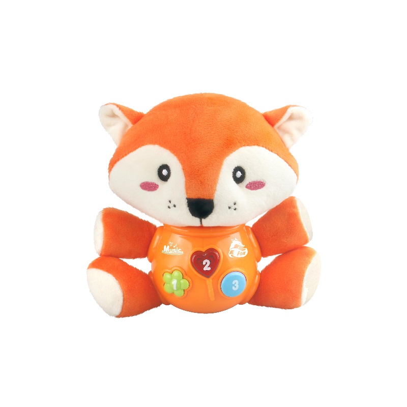 Musical Stuffed Baby Animal - Fox