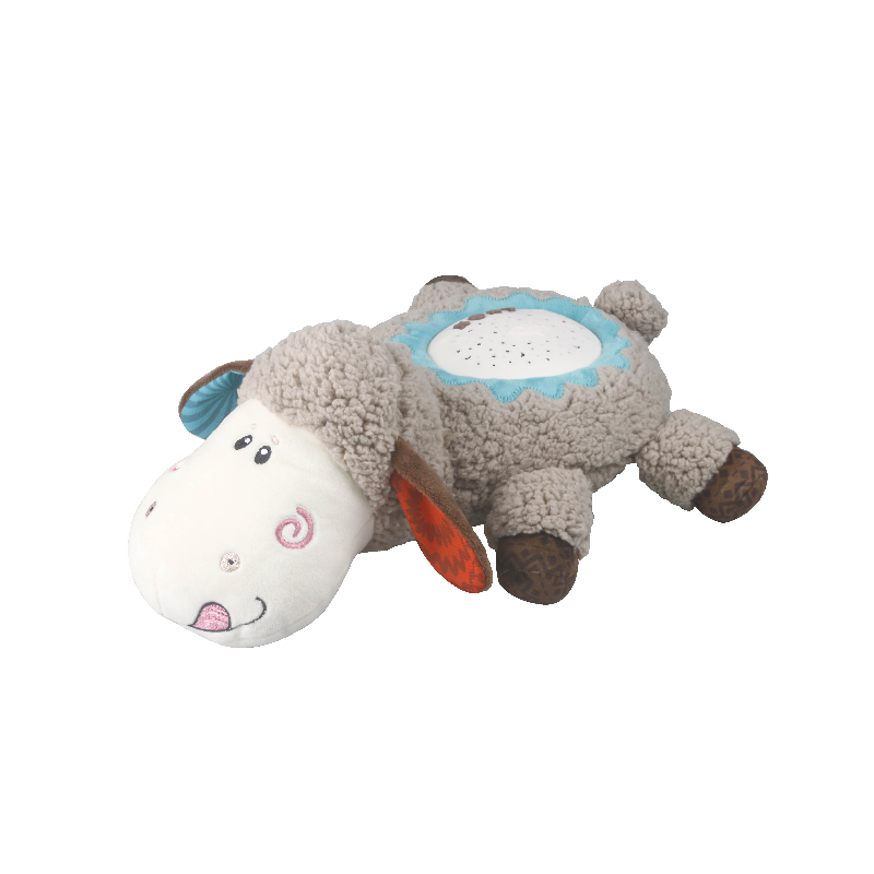 Night Light Projector Plush Toy with Music - Sheep