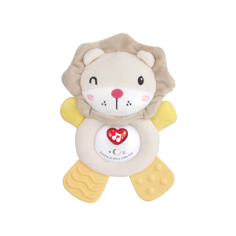 Plush Musical Toys with Teethers - Lion