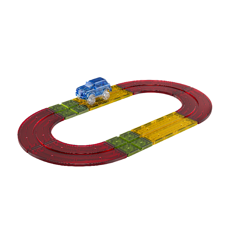 Race Track Magnetic Building Blocks Set